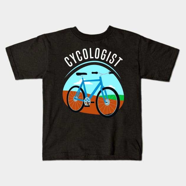 cycologist Kids T-Shirt by BenTee